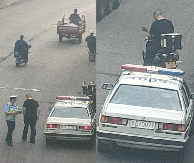 河北邯郸：涉县公安交警中队更乐镇执法时涉嫌执法犯法引关注